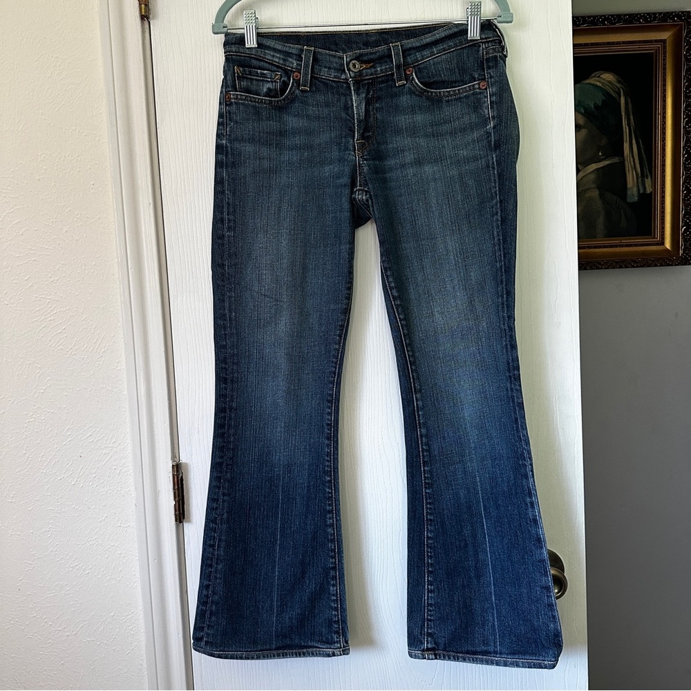 Lucky Brand Jeans Dungarees by Gene Montesano Classic Fit Denim Jeans Zoe size 6